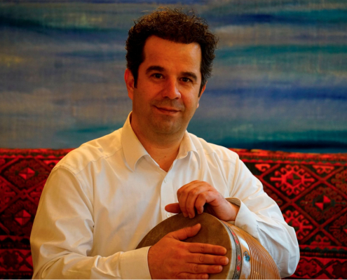 Hadi Alizadeh Daf-Trommel-Workshop am 24.02.2024 im Caleidoskop Schweinfurt